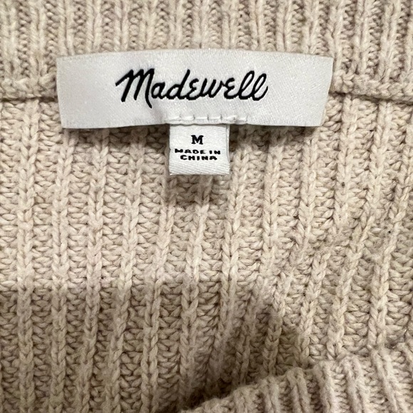 Madewell Crewneck Sweater With Front Pocket - Picture 3 of 4